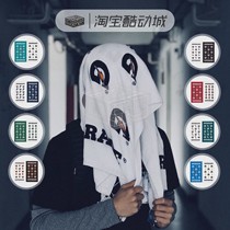 现货NBA篮球毛巾佳得乐全棉浴巾运动白色大毛巾健身房擦汗吸汗巾