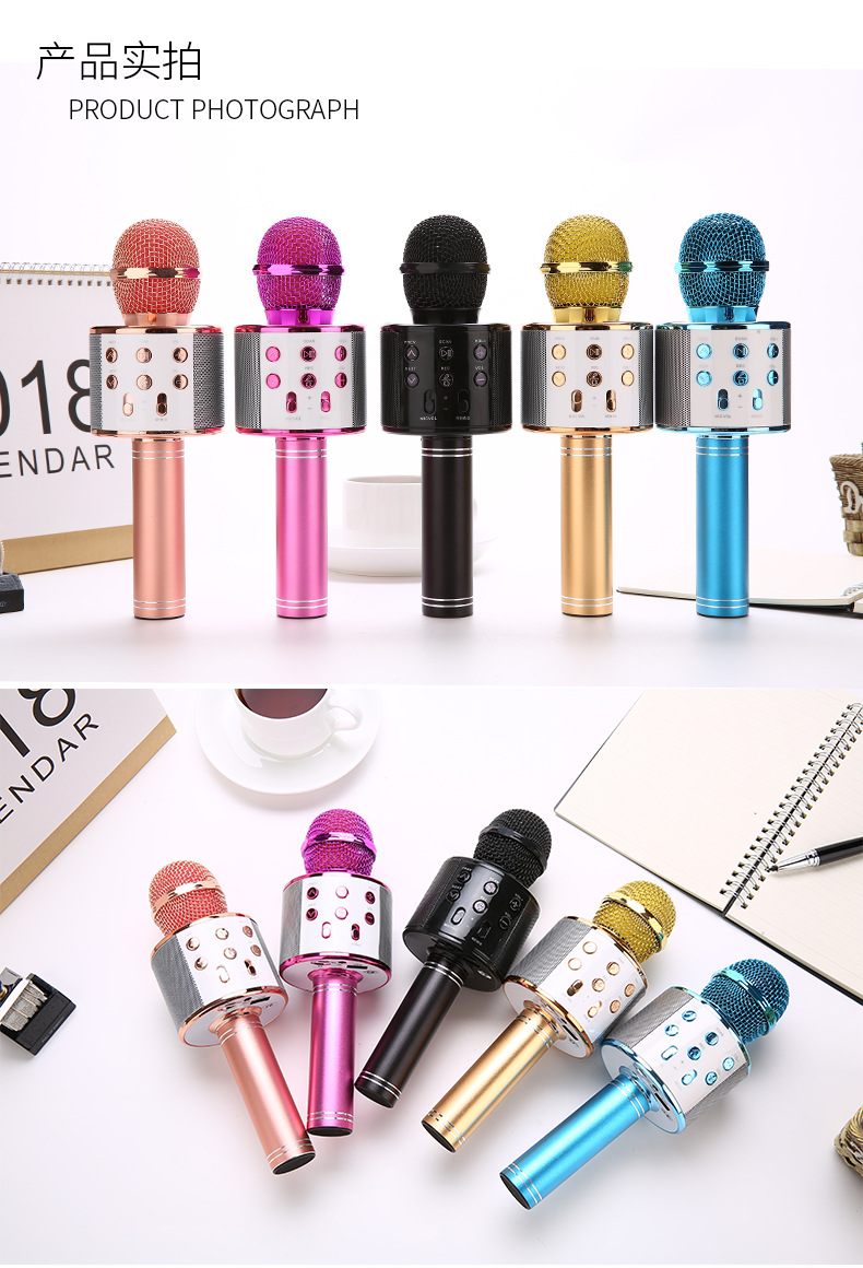 mic saramonic Micro karaoke quốc gia điện thoại di động trẻ em phổ quát hát không dây gia đình KTV Bluetooth micro âm thanh một mic thu âm hát karaoke