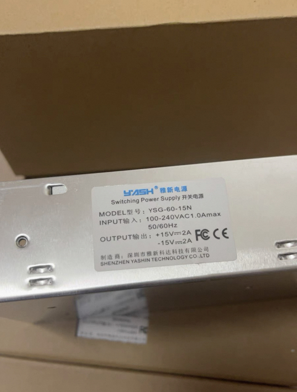 Yaxin Power Supply Ysg-60-15N Positive and Negative 15V2A Brand New Original