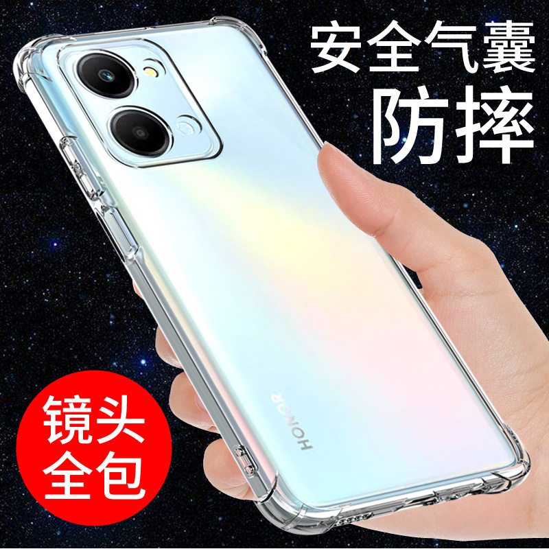 Xikai Suitable for Honor Play7T Phone Case, Anti-Drop Huawei Play7Tpro Cover, New Play8T 8Tpro Airbag Protection Transparent Soft Case, Full Edge Silicone Shell, Personalized Creative Design for Men and Women