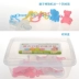 Yunzhibei bé mol thanh silicone teether bé răng hàm trẻ em miệng uống cắn nhai đồ chơi - Gutta-percha / Toothbrsuh / Kem đánh răng