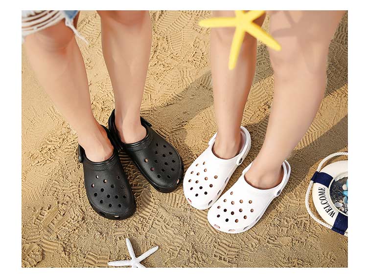 Mùa hè 45 XL giày lỗ thông thường cho nam Baotou sandal đế dày đi dép dép nam bitis