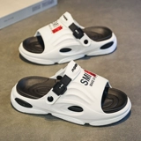 Летние нескользящие дезодорированные тапочки, спортивные пляжные сандалии на платформе, подходит для подростков