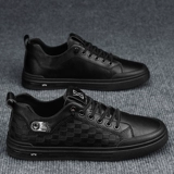 Летние рабочие туфли, мужские нескользящие кроссовки для отдыха для кожаной обуви, спортивная обувь