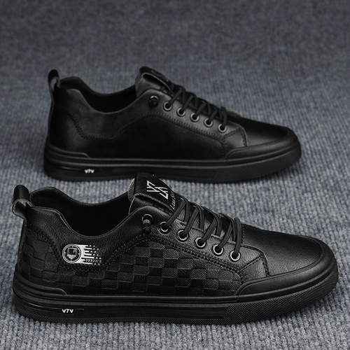 Летние рабочие туфли, мужские нескользящие кроссовки для отдыха для кожаной обуви, спортивная обувь