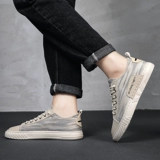 Тканевая летняя обувь, мужские тонкие дышащие универсальные низкие кроссовки для отдыха, спортивные туфли