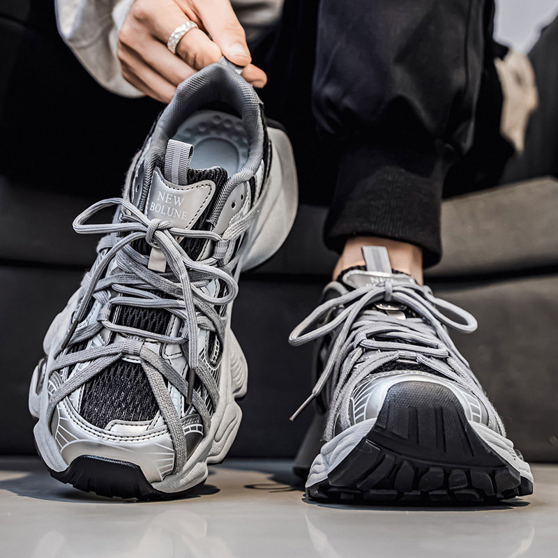 Putian Men's Shoes 2026 New Winter Versatile Hong Kong Trendy Brand High-End Casual Youth Sports Dad Sneakers