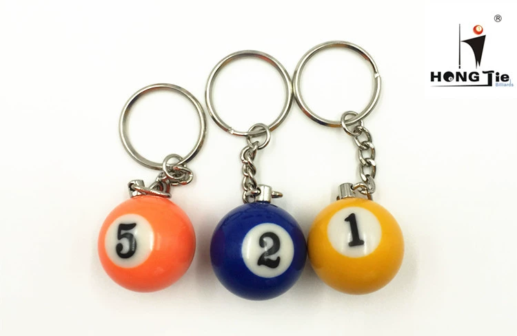 Tùy chọn 2 nhân dân tệ billiards keychain 25 mét billiards keychain đen 8 billiards treo đồ trang trí Cyclops