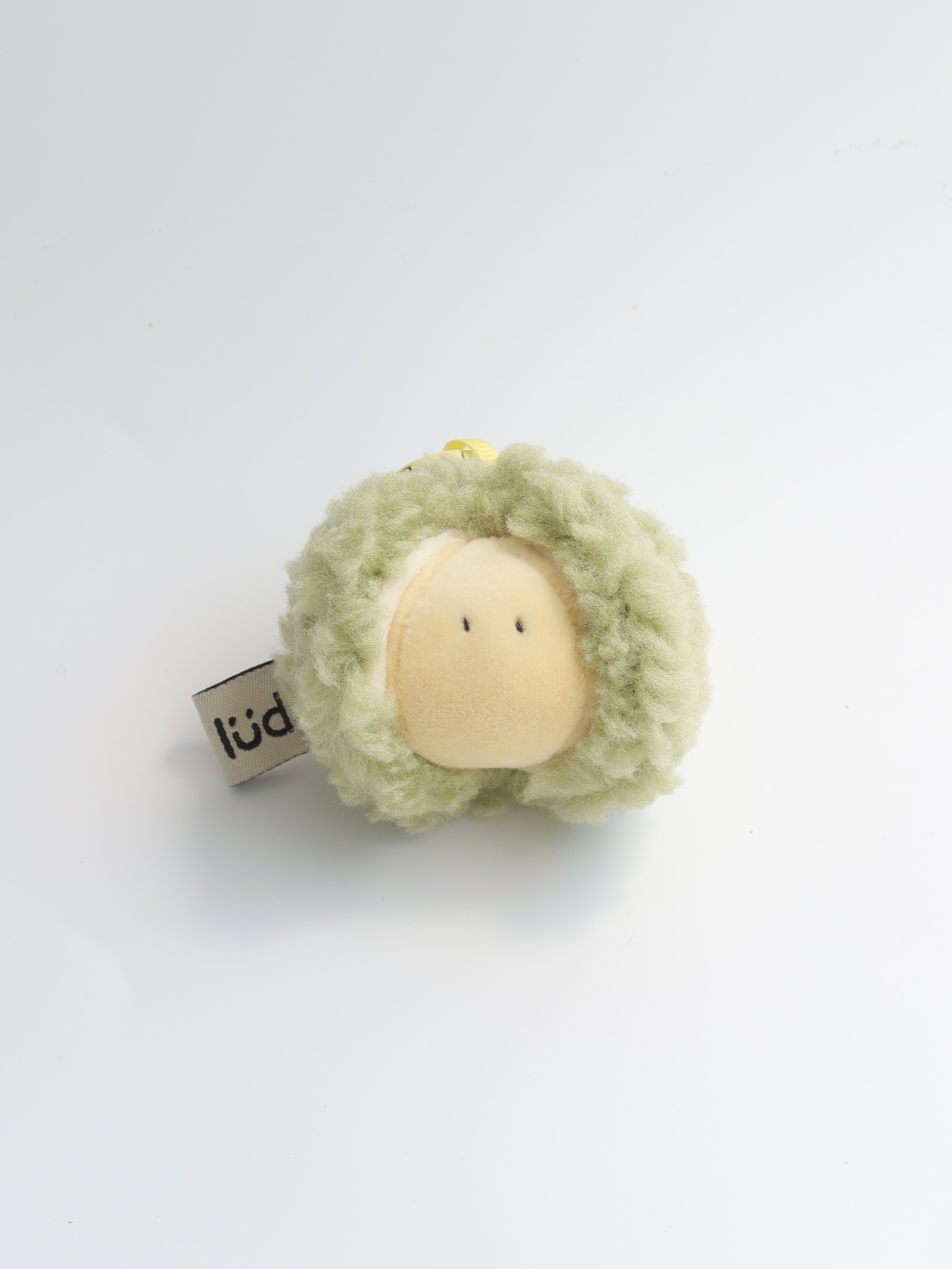 LUDO Bald Fruits Bald King Durian Plush Keychain detail image