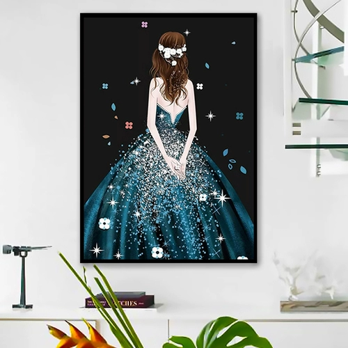 5D Diamond Painting 2021 Новые полномочные бриллианты Простая и модная персонажа Cross Stitch Living Room 2020 Кирпичный стагнация