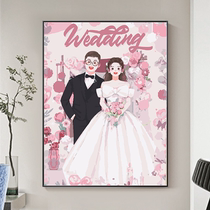 5d diamond painting 2024 new wedding gift full of diamonds crystal dot masonry stickers handmade diy cross stitch rhinestones