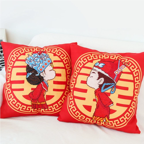 Подушка для влюбленных, праздничнная наволочка, «сделай сам», коллекция 2023, подарок на день рождения