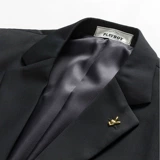 花花公子男装西服套装修身结婚上班西装正装两件套中青年商务礼服