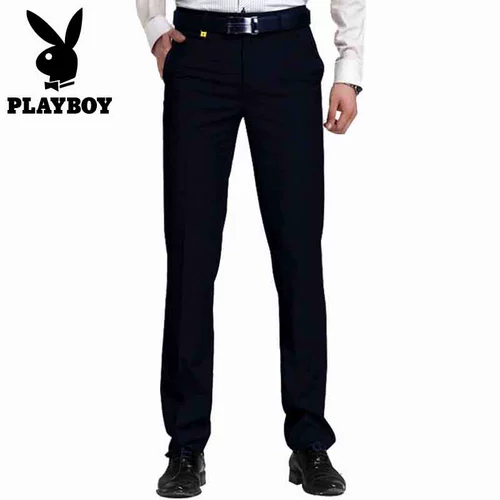 Playboy, летние шелковые тонкие штаны, классический костюм для отдыха, в корейском стиле