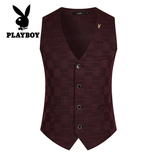 Playboy, осенний костюм, мужской жилет, пиджак классического кроя для отдыха, облегающий крой, в корейском стиле