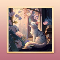 Мяу под вишневой цветом 1