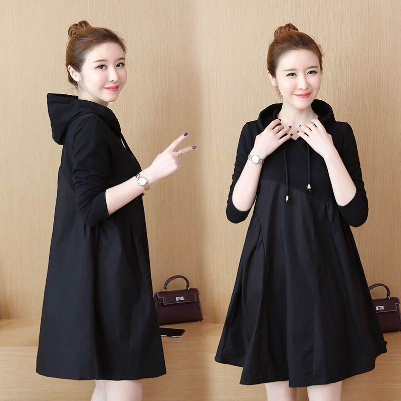 Large size women's clothing 2022 new early spring and autumn expensive lady's reduced age to cover the high end temperament of the belly