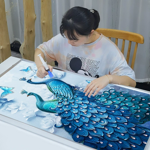 5d алмазная живопись 2025 новый стиль гостиная прихожая полная дырок каменная кладка наклейки кристалл точка вышивка крестиком липкая 2024