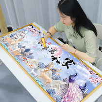 Diamond painting 2021 new living room home and everything is happy crystal full diamond handmade masonry cross stitch stickers 2020