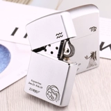 Резная зажигалка на керосине, мужские матовые ветрозащитные знаки зодиака, делается под заказ, подарок на день рождения