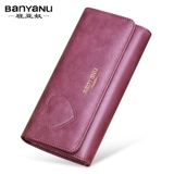 Бумажник, сумка через плечо, вместительная и большая кожаная маленькая сумка клатч, из натуральной кожи