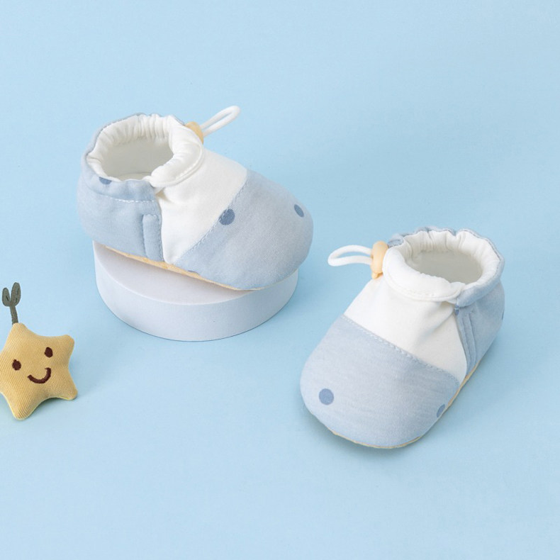 Beitais Infant Foot Covers, New Spring and Autumn Style Newborn Shoes, Soft-Soled Indoor Walking Shoes for Small Infants, Size S — 9
