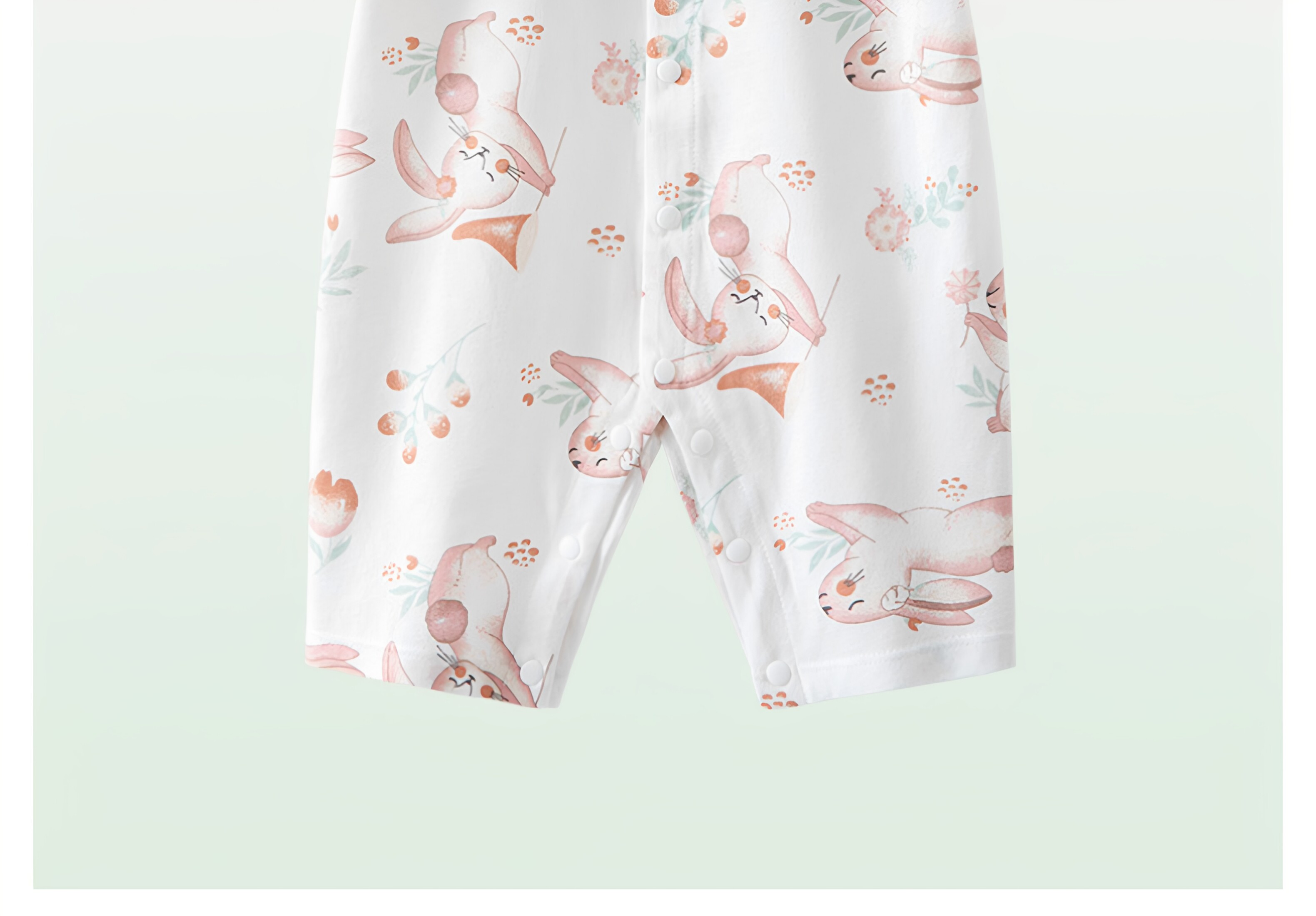 贝肽斯[小凉皮]婴儿衣服夏季薄款男女宝宝短袖连体衣新生幼儿睡衣 — 35