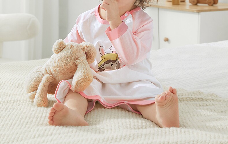 贝肽斯婴儿睡袍春秋款睡衣新款纯棉儿童睡袍男童女童a类宝宝睡袋 — 28