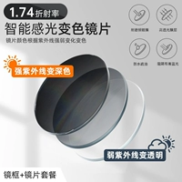 [0-1200 градусов] Рамка + изменение цвета Essilor's Wanxin 1,74 + линза с защитой от синего света (оставьте сообщение о цвете рамки градуса)