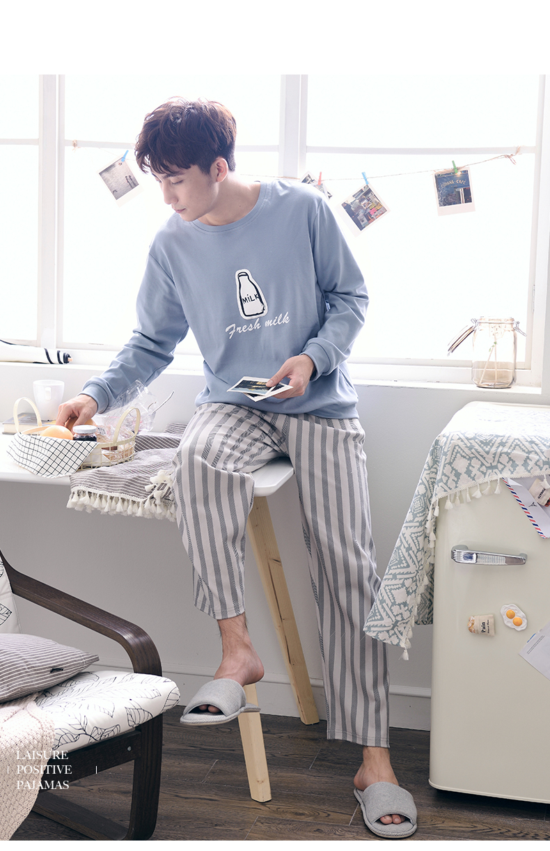 Pyjama mixte en Coton à manches longues - Ref 3006047 Image 13