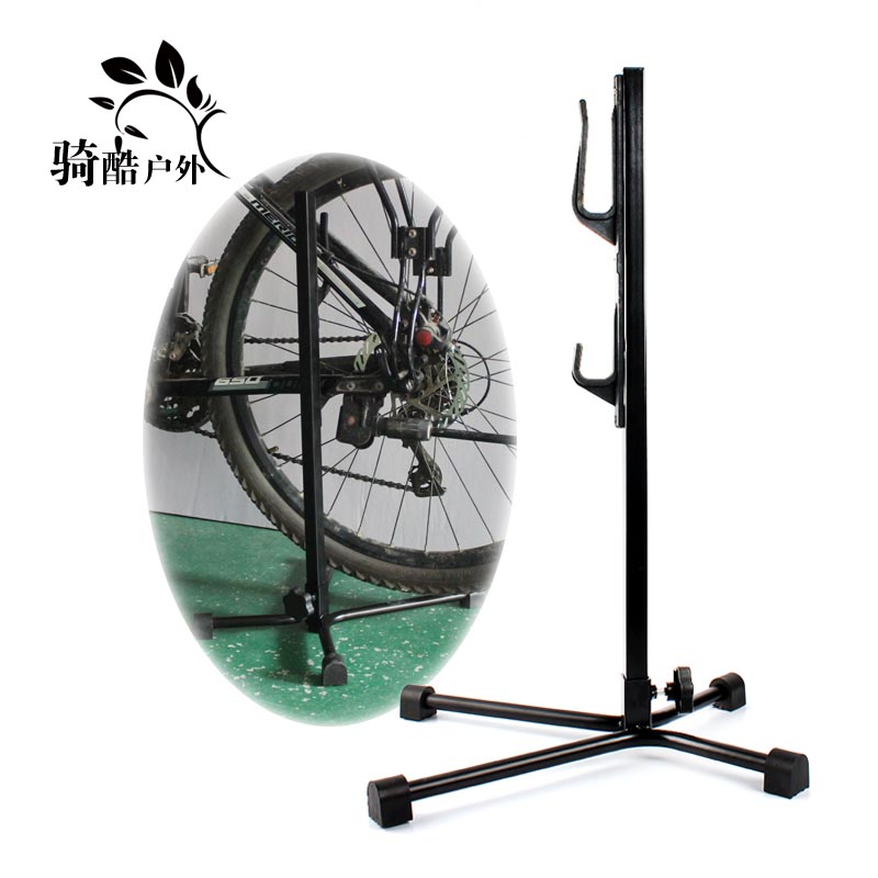 Mountain bike tree repair frame repair platform parking rack highway dead bike repair frame vertical parking rack