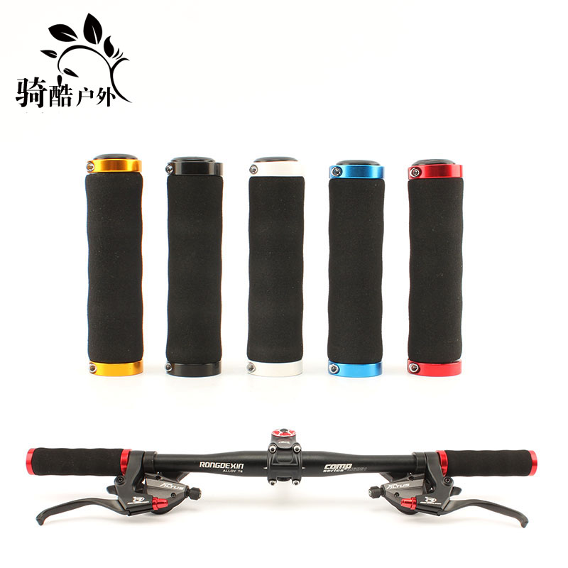 Double-ended lock-up sponge handle set Straight handle set Sponge handle set Soft sponge grip Long-distance riding handle set