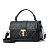 High-End Diamond-Patterned Small Square Bag 2024 New Fashion Niche Design Women's Handbag Box Shoulder Crossbody Bag