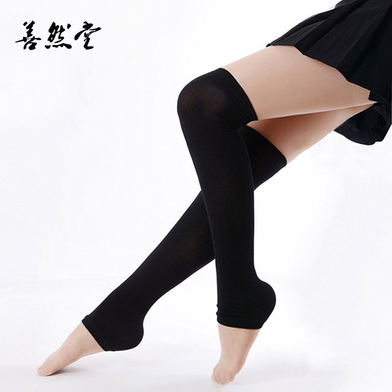 Zenrantang belly dance socks set dance socks over the knee anti-slip foot cover practice stockings foot protector beginner adult