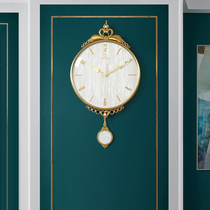 Creative Fashion Light Extravagant Style Hanging Wall Hung Clocks Living Room Clocks Home Modern Minimalist Art Stiletto-free Decorative Hanging Watch