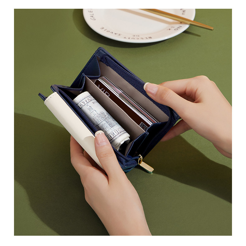 бумажник cnoles蔻一牛皮钱包女2025新款手拿包高级感卡包零钱包生日礼物