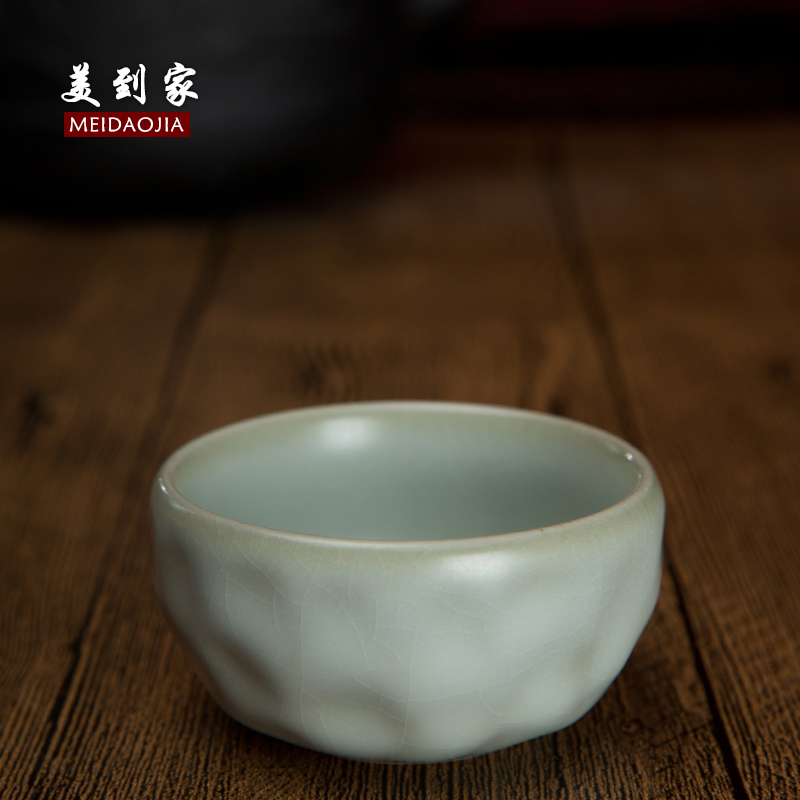 Beautiful home manual grape cup your up crack glaze ceramic cups can keep open box tea set