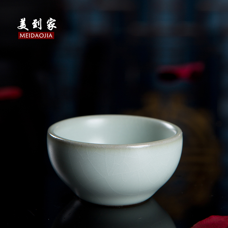 Your up CPU kung fu tea cups porcelain individual cup of purple sand cup ceramic sample tea cup single CPU ChanFeng cup home
