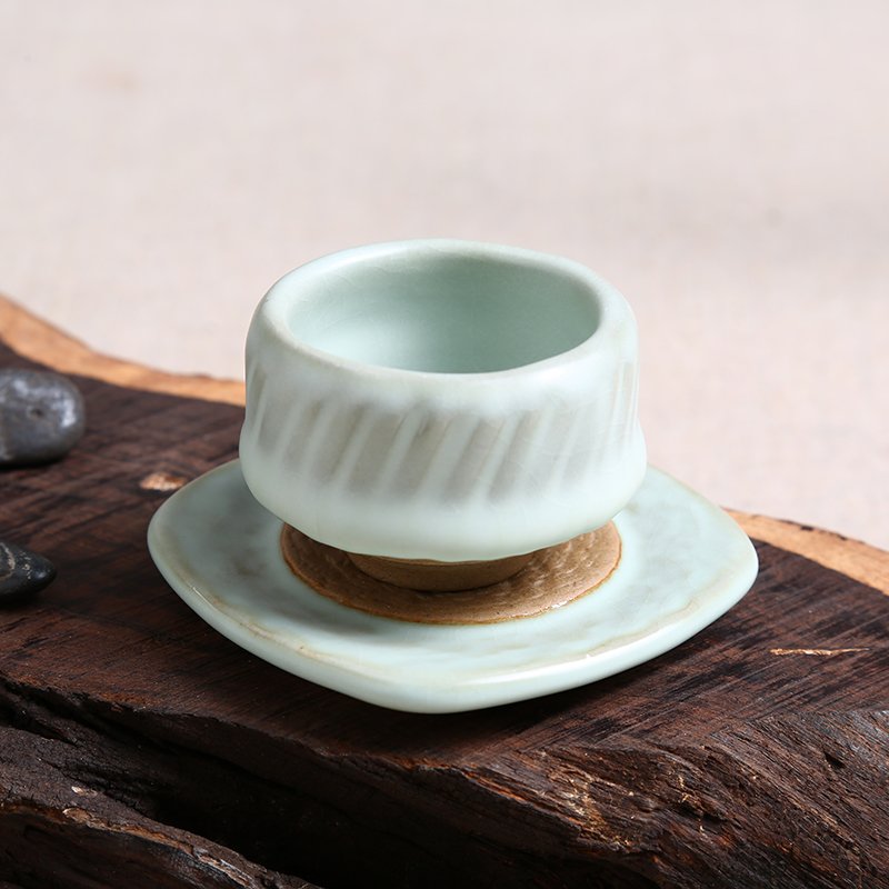 Beautiful home tzu wild ceramic kung fu small coarse pottery cups sample tea cup your up maintain personal cup single cup suit