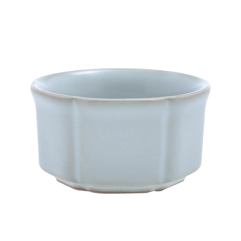 Beautiful home your up cup ice crack glaze ceramic cups can keep open box tea set manual hexagon cup