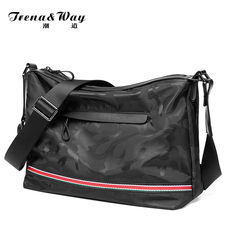 Men's bag Single shoulder bag Skew Satchel Sport Casual Cross Poor Bag Oxford Casual College Student Satchel Satchel Bag