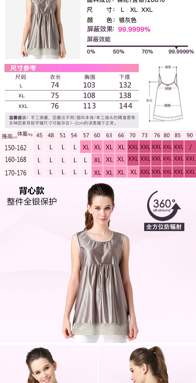 Bộ đồ bảo hộ bà bầu mặc áo bà bầu bốn mùa quai quần áo đích thực mang thai mùa thu đông đặt một chiếc tạp dề bán quần áo bảo vệ bức xạ