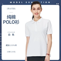 [NS-2988 чистый хлопок с короткими рукавами 220G] белый