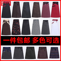 Restaurant chefs uniform apron custom fashion waitress short small half kitchen work mens waist