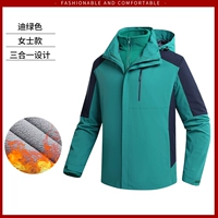 Зеленая куртка, «три в одном»