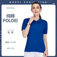 [NS-2988 Чистый хлопок с короткими рукавами, 220G] Сапфировый синий