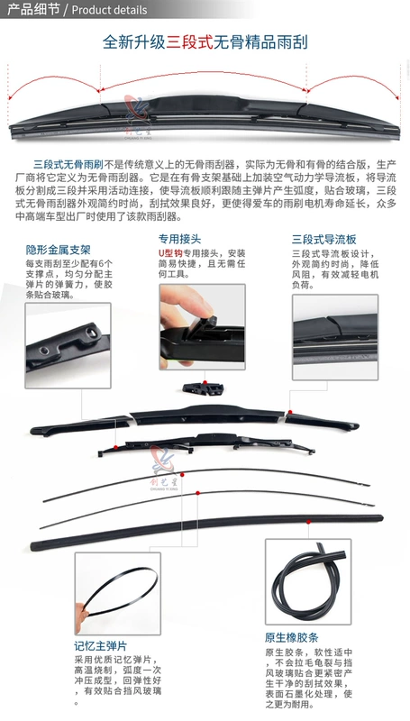 Bắc Kinh Hyundai Sonata Langyue Yueteng thắng chiếc gạt nước Tucson ix35 25 lưỡi gạt nước bản đồ hoàn toàn mới