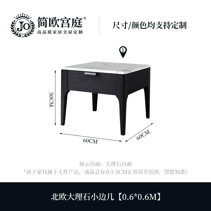 简欧宫庭 Solid wood TV cabinet coffee table combination living room simple modern designer furniture and minimalist cabinet