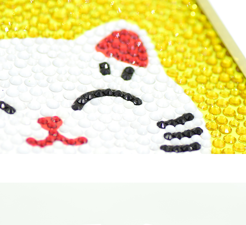 kim cương trẻ em đóng khung vẽ phòng khách đầy khoan kim cương điểm nhỏ khâu mèo 2018 đu mới bộ để gửi bức tranh nề - Công cụ & phụ kiện Cross-stitch tranh thêu phật a di đà