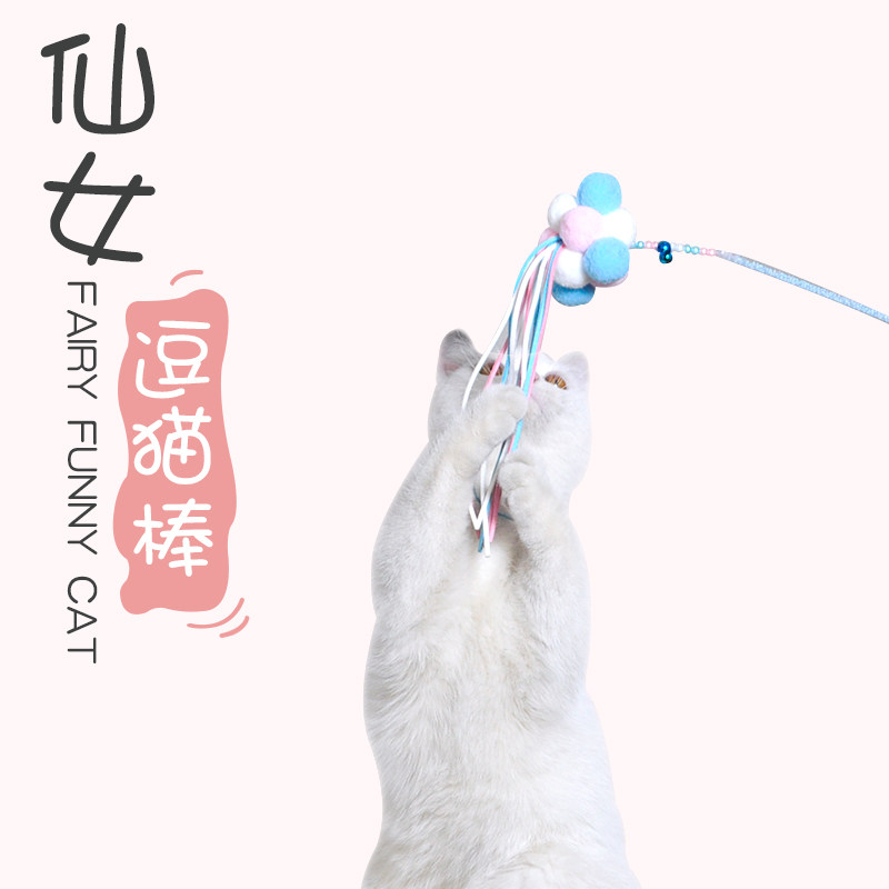 Teasing the cat Cat Toy Ball Little Cat Infant Cat bell Cat Stray sufeather Andromeda Cat Baseball Gods Kitty Cat Pet